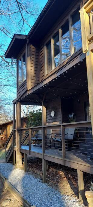マギー・バレー J.Creek Retreat, Creekside Townhouse +1 Car Garageヴィラ エクステリア 写真