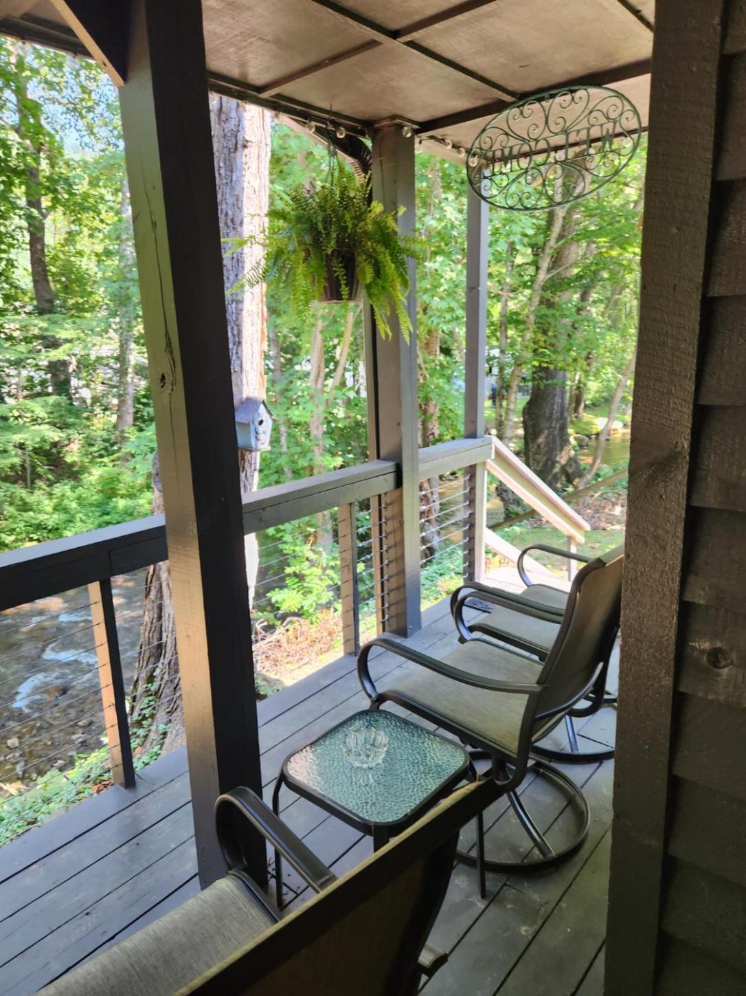 マギー・バレー J.Creek Retreat, Creekside Townhouse +1 Car Garageヴィラ エクステリア 写真